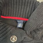 Tommy Hilfiger  black knitted cotton cape poncho size Xs Photo 5