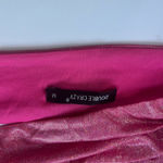 NWOT Metallic Pink Ruched Cut Halter Neck Crop Top Photo 5