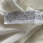 ZARA  Dress Sz M Ecru Linen‎ Blend Midi Old Money Nouveau Riche Bridal Beach Photo 8