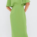 Tuckernuck Pomander Place Pistachio Green Cape Leah Dress midi size 14 NWT Photo 0