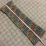 Multi Colored Tan Purple Blue Green Yellow Orange Sequin Knit Infinity Scarf Multiple Photo 7