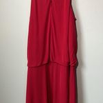 White House | Black Market WHBM red sleeveless dress NWT size med Embellished Party Valentines Photo 3
