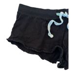 Victoria’s Secret PINK Dog Logo Sleep Shorts Sexy Pajamas Ruffled Size XS Black Photo 3