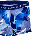 Under Armour Spandex Biking Shorts Geometric Print Compression Athletic Workout Photo 1