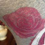 Aeropostale  Gray Plunge Neck T Shirt Short Sleeve New Photo 4