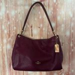 Coach Outlet Mia Wine Shoulder Bag Photo 0