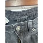 American Eagle Distressed Black Straight Leg Jeans Women's 2 Long Grunge Y2K Photo 4