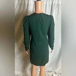H&M  Pleated Longsleeve Mini Green Dress Size XL Office Sire  Corpcore Photo 1