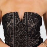 Francesca's Francesca’s Venice Strapless Front Tie Jumpsuit NWT Photo 2