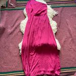 Halston Heritage Berry One shoulder evening gown formal bridesmaid winter Photo 3