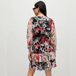 All Saints Ari Leondra Floral Print Mini Wrap Dress Photo 1