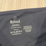 Lilybod  Blue-Gray Leggings with Mesh Detail - Size L Photo 4
