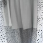 Exlura White Pollka Dot Pleated Tiered Aline Maxi Skirt Lined Size XXL Photo 5