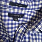 Lands' End  Blue and White Checkered Women's Shirt Photo 1