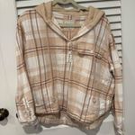 Aerie  flannel hoodie Photo 0