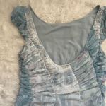 Free People Dress Heart To Heart Midi Flowy Fairycore Floral Blue Sz 12 Photo 7