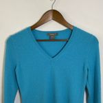 Ann Taylor  Cashmere V-Neck Sweatshirt Size Small  Photo 1