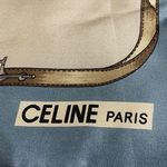 CELINE Paris Silk Scarf with Equestrian Print Photo 1
