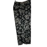 Victoria's Secret Vintage Y2K Black White Floral Daisy Style Chiffon Cover Up Pants size Medium Photo 1