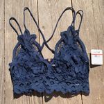 Free People 🖤Black Friday Sale🖤 Navy Blue Adella Bralette Photo 0