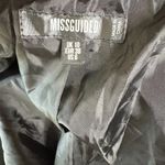 Missguided  Black Faux Leather Moto Jacket Size 6 Photo 4