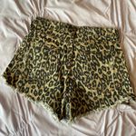 Vintage Havana Cheetah Print Jean Shorts Photo 2