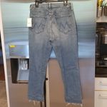 💕MOTHER💕 The Pixie Dazzler Ankle Fray Jeans Secret Sister Button Fly 31 Blue Photo 9