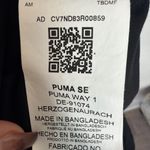 Puma  Black Logo T-Shirt Dress Women’s Medium Cotton Stretch Casual(E18) Photo 6