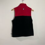 Kuhl Red & Black Fleece Sleeveless Vest Jacquard Trim w/ Pockets Size Small Photo 4