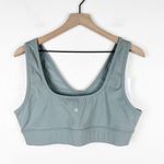 ANINE BING Sport Renae Logo Sports Bra Top in Dark Gray Photo 5