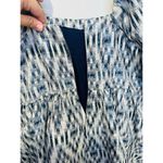 NWT MUNTHE Women's Blue White Chew Puff Sleeve Bubble Hemline Min Dress Size 36 Photo 14