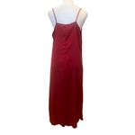 See You Monday  LA NWT RED SATIN SLIP DRESS WOMENS SIZE LARGE Photo 3