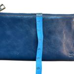 HOBO International Vida leather Wristlet Clutch Blue Wallet Bag Small Purse Photo 6