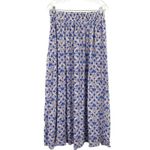 Nicole Miller Artelier Blue Liberty Floral Maxi Skirt Cottagecore Boho Photo 5