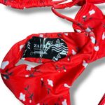 Zaful Bikini Sz 4 Womens Ditsy Floral Cheeky Brazilian 2 Pc Swim Bathing Suit Photo 11