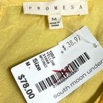 Prómesa Promesa Yellow Sleeveless V Neck Blouse - Size Medium - NWT Photo 5