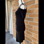Helmut Lang 
Black Knit One Shoulder Dress small Photo 5