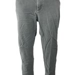 Faherty  Mens Gray High Rise Straight Slim Leg Khaki Chino Denim Jeans Pants 38 Photo 0
