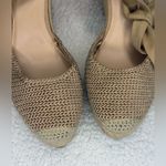 ZARA ✨ Woven Lace-Up Espadrille Wedges Size 41 (10.5-11) Photo 4