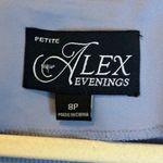 Alex Evenings  Jacket Women's Size 8P Petite Blazer Sparkles Formal Blue NEW‎ Photo 2