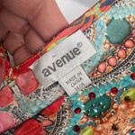 Avenue High Low Beachy Maxi Dress Womens 14/16 Pink Blue Beaded Tassels Photo 6