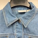 Liz Claiborne Original Lizwear Jeans Classic Denim Jacket Linen Cotton Blend Photo 5