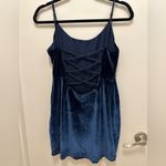 NBD Revolve  blue velvet mini dress Photo 2