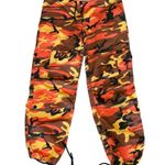 Zumiez Rothco Orange Camo Cargo Pants Size Small Photo 1