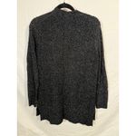 Old Navy ‎ Black Gray Size S Button Mid Length Cardigan Sweater Cotton Nylon Wool Photo 3