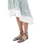 3.1 Phillip Lim Stitched Hem High Low Dress in Green 0 Womens midi Photo 2