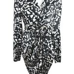 For Love & Lemons  Black & White Bow Print Silk Mini Dress Size 40 (fits medium) Photo 0