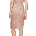Alex Evenings NEW Alex Evenings cap sleeve Embroidered Sequin Lace Dress, 14 Photo 1