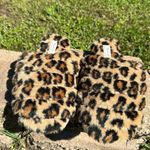 Madewell NWOT  The Scuff Slipper Leopard Faux Fur 6 M Photo 5