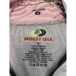 Mossy Oak  Grey & Pink Camo Quarter‎ Zip Pullover Small Photo 3